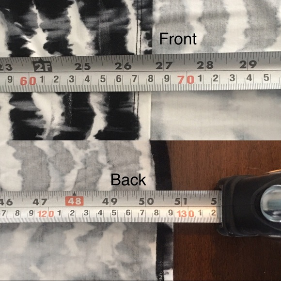 GUESS❓Black & White High-Low Bodycon Maxi Dress - Picture 3 of 8